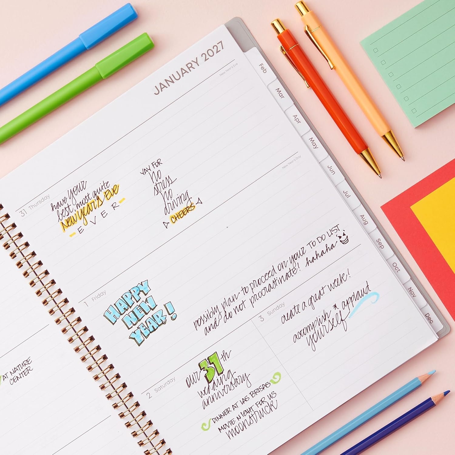 image:imageBlue Sky 2027 Weekly amp Monthly Planner Calendar 5x8 SophieSophie 2027
