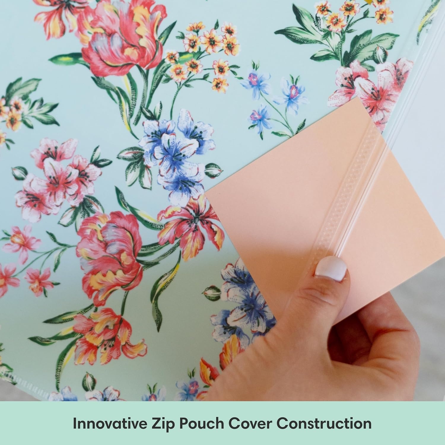 image:imageBlue Sky 2027 Weekly amp Monthly Planner Calendar 5x8 Tulip Garden MintTulip Garden Mint 2027