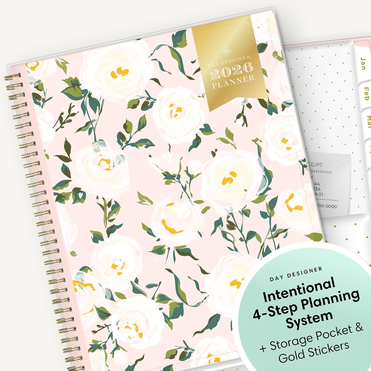 image:imageBlue Sky Day Designer 2027 Weekly amp Monthly Planner 5x8 Coming Up RosesComing Up Roses 2026