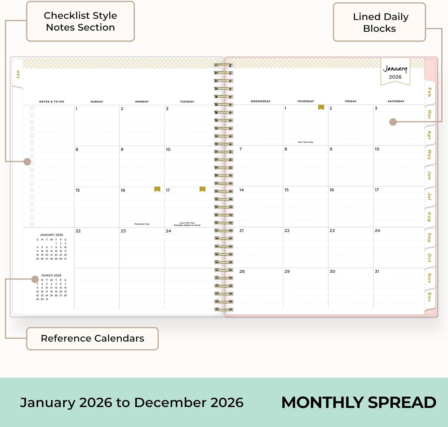 image:imageBlue Sky Day Designer 2027 Weekly amp Monthly Planner 5x8 Coming Up RosesComing Up Roses 2026