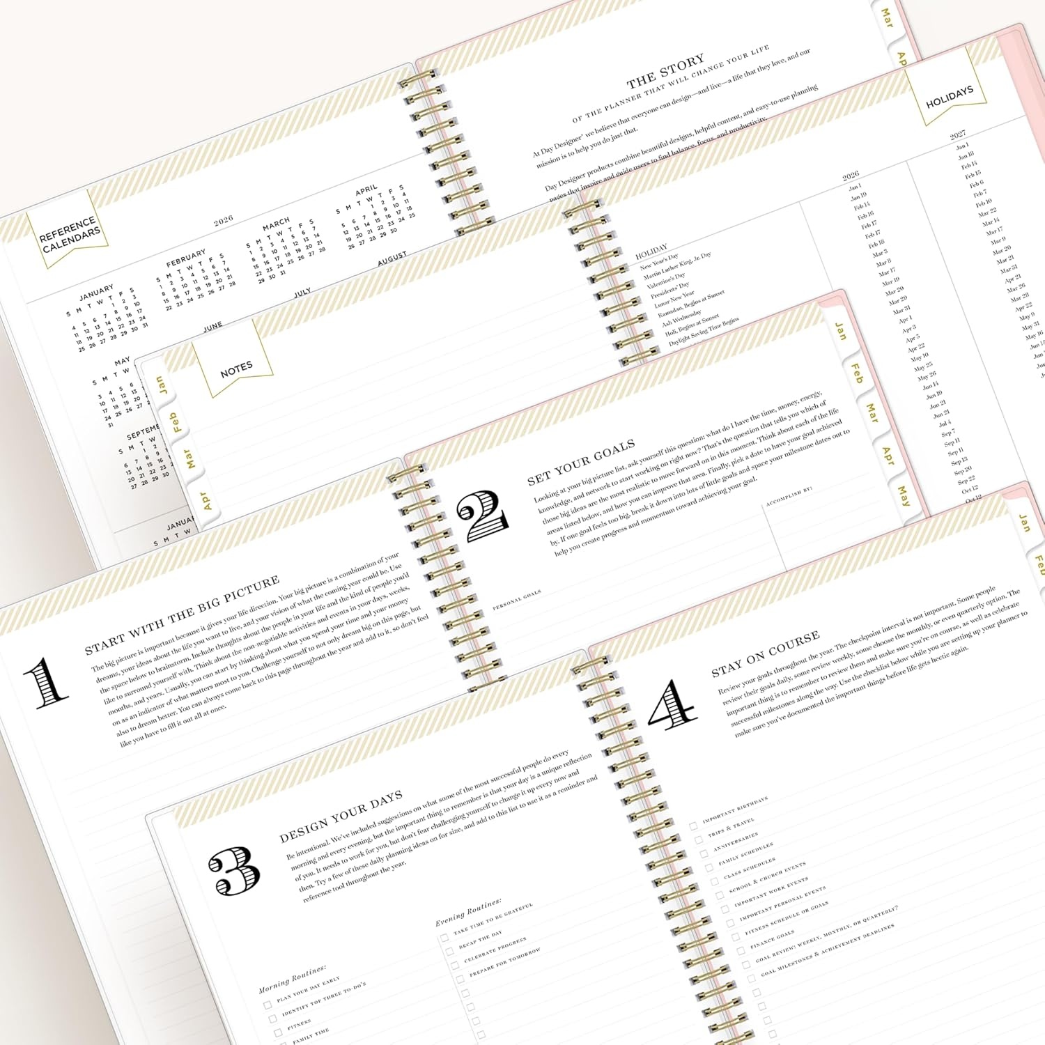 image:imageBlue Sky Day Designer 2027 Weekly amp Monthly Planner 5x8 Coming Up RosesComing Up Roses 2026