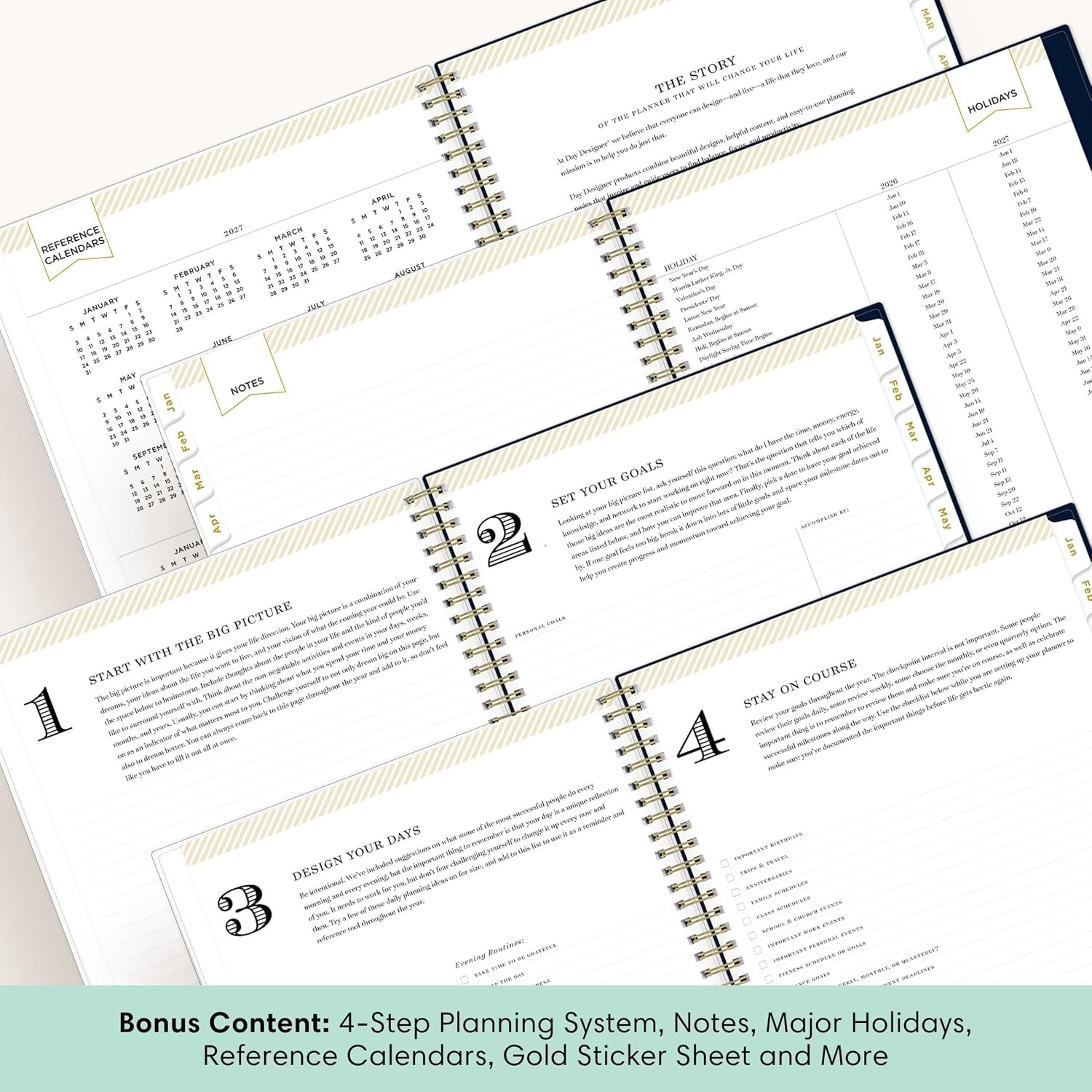 image:imageBlue Sky Day Designer 2027 Weekly amp Monthly Planner 5x8 Peyton NavyPeyton Navy 2027