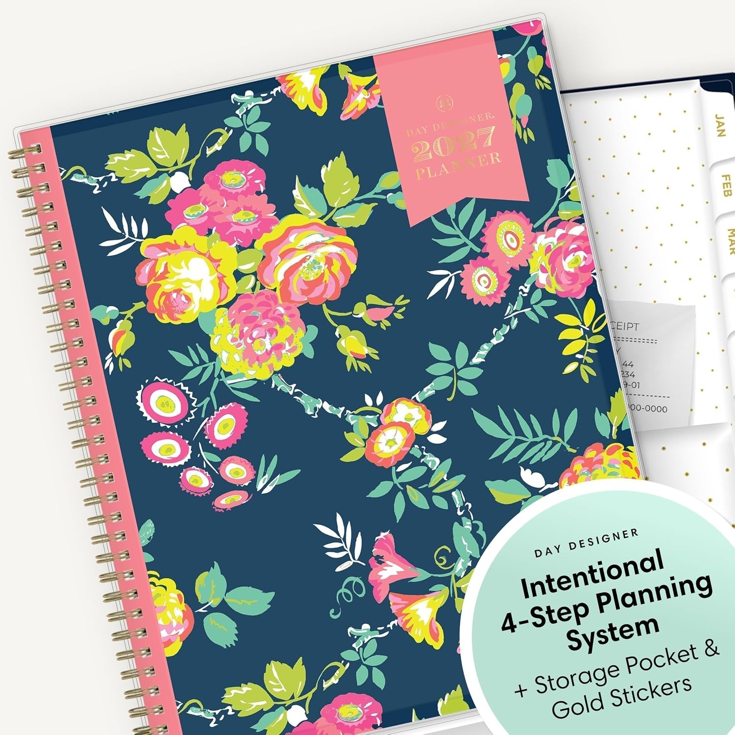 image:imageBlue Sky Day Designer 2027 Weekly amp Monthly Planner 5x8 Peyton NavyPeyton Navy 2027