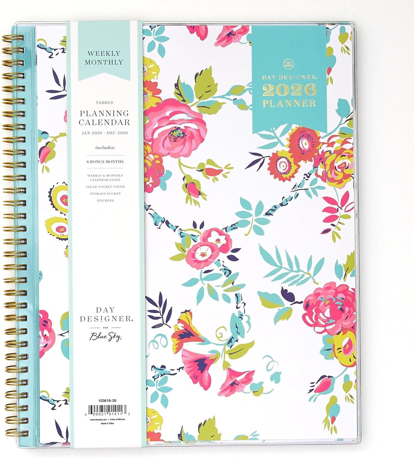 image:imageBlue Sky Day Designer 2027 Weekly amp Monthly Planner 5x8 Peyton WhitePeyton White 2026