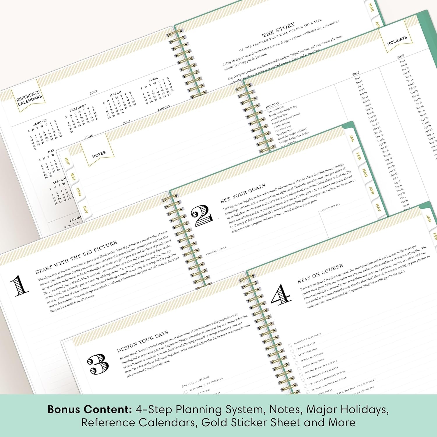 image:imageBlue Sky Day Designer 2027 Weekly amp Monthly Planner 5x8 Peyton WhitePeyton White 2027