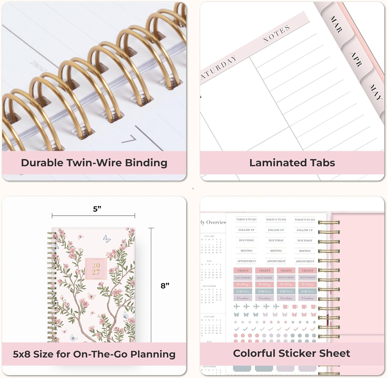 image:imageBlue Sky Rachel Parcell 2027 Weekly amp Monthly Planner 5x8 CherieCherie 2027
