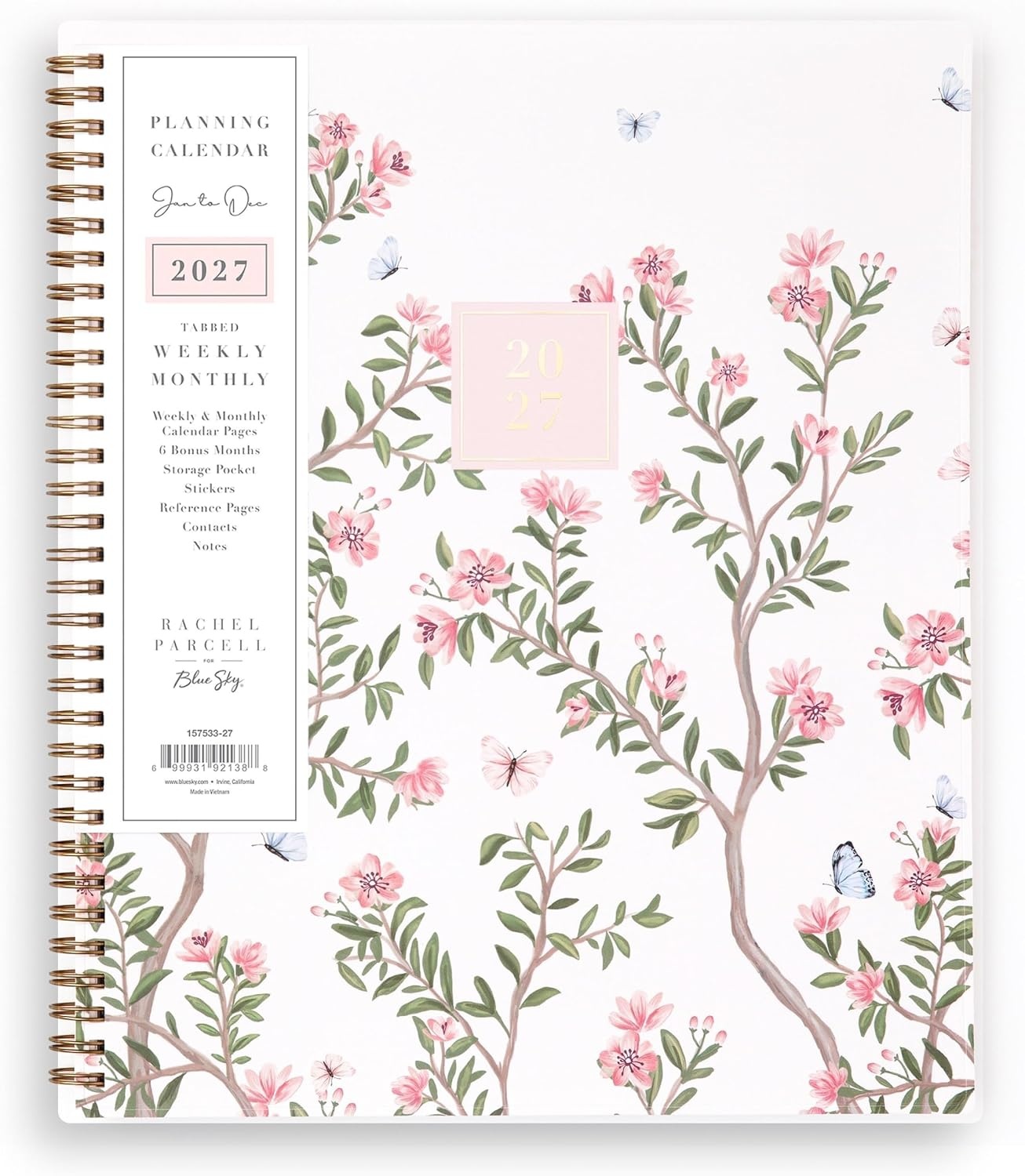 image:imageBlue Sky Rachel Parcell 2027 Weekly amp Monthly Planner 5x8 CherieCherie 2027