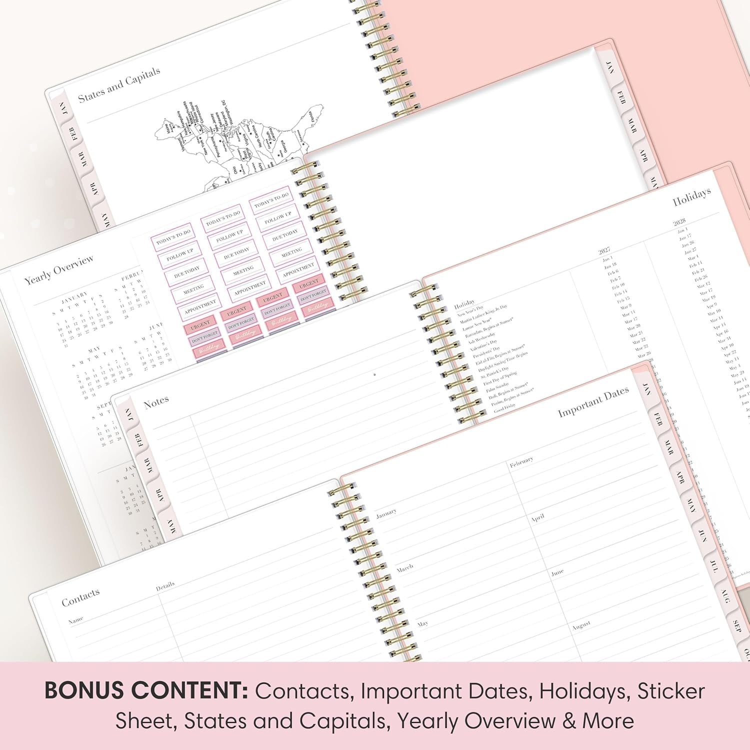 image:imageBlue Sky Rachel Parcell 2027 Weekly amp Monthly Planner 5x8 CherieCherie 2027