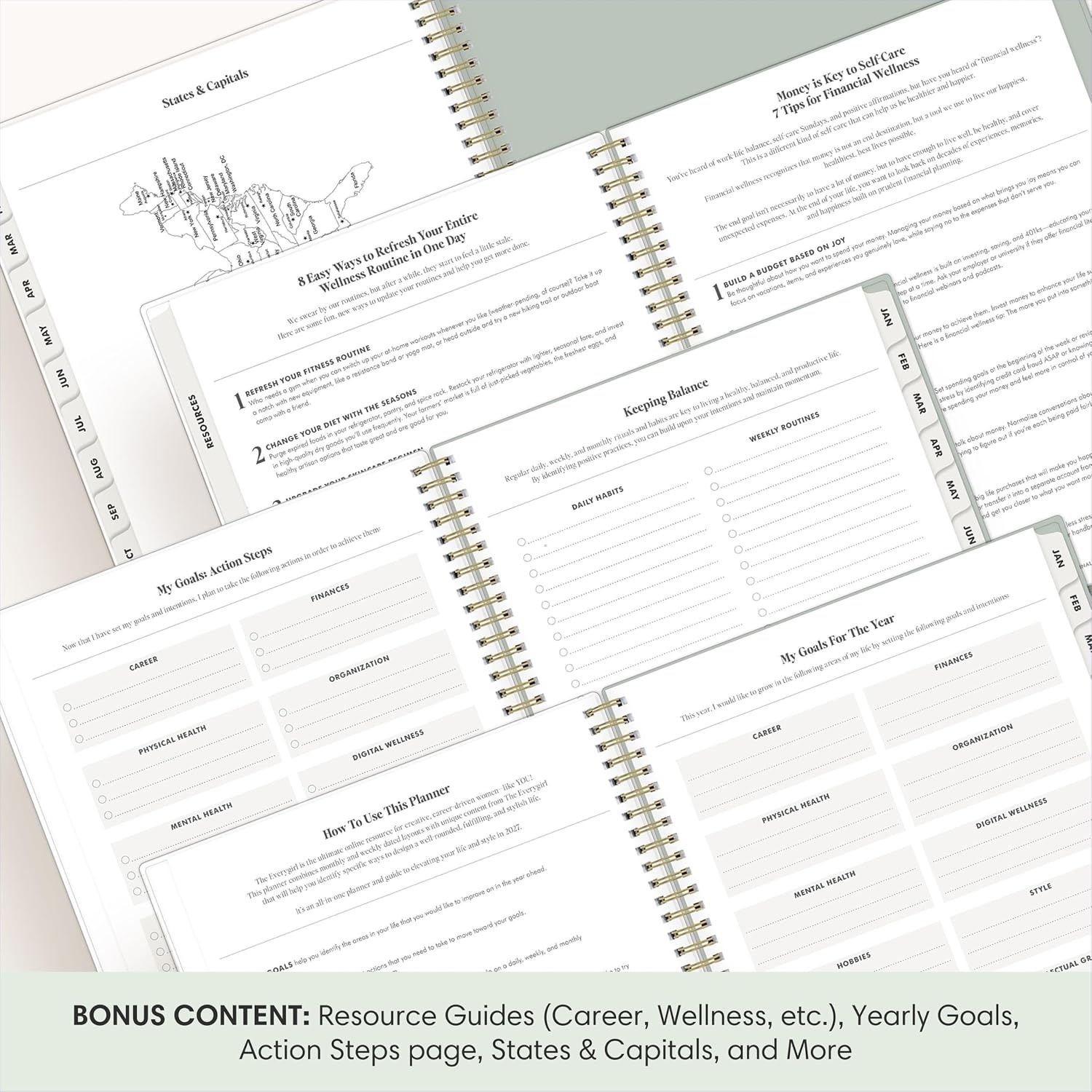 image:imageBlue Sky The Everygirl 2027 Weekly amp Monthly Planner 5x8 MarisaMarisa 2027