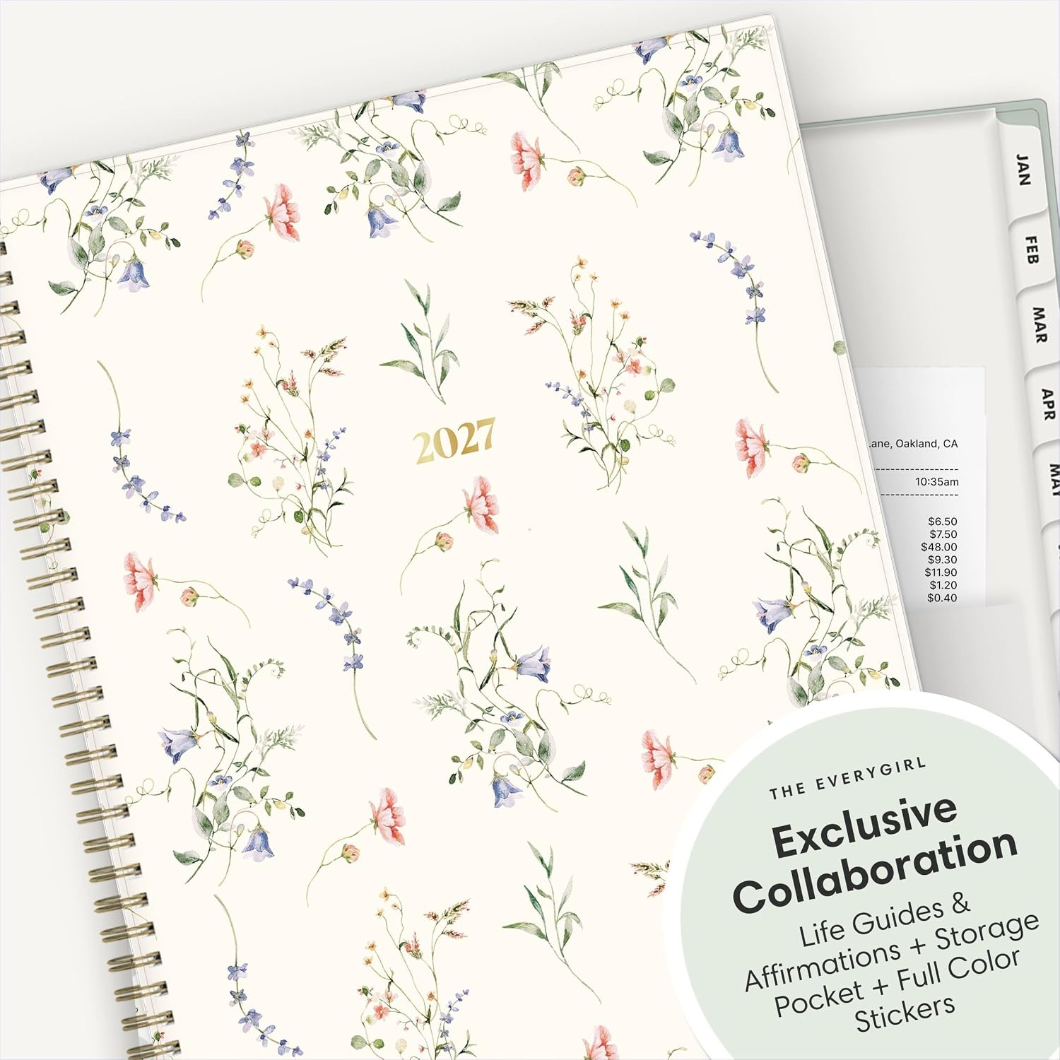image:imageBlue Sky The Everygirl 2027 Weekly amp Monthly Planner 5x8 MarisaMarisa 2027
