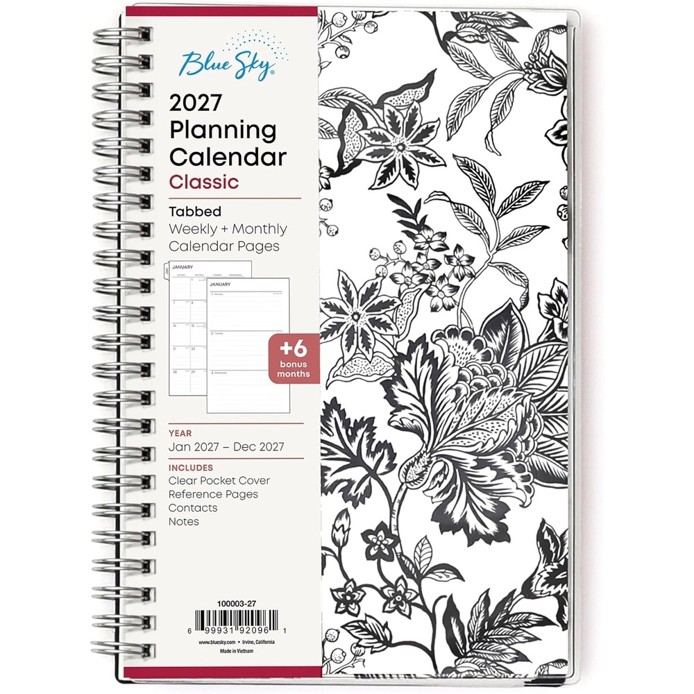 image:imageBlue Sky 2027 Weekly amp Monthly Planner Calendar 5x8 AnaleisAnaleis 2027