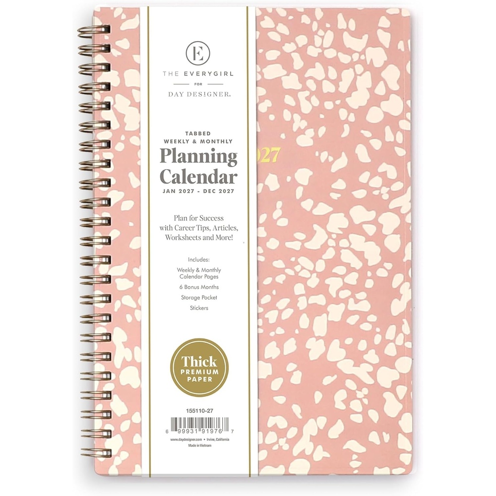 image:imageBlue Sky 2027 Weekly amp Monthly Planner Calendar 5x8 Bengala Desert RoseBengala Desert Rose 2027