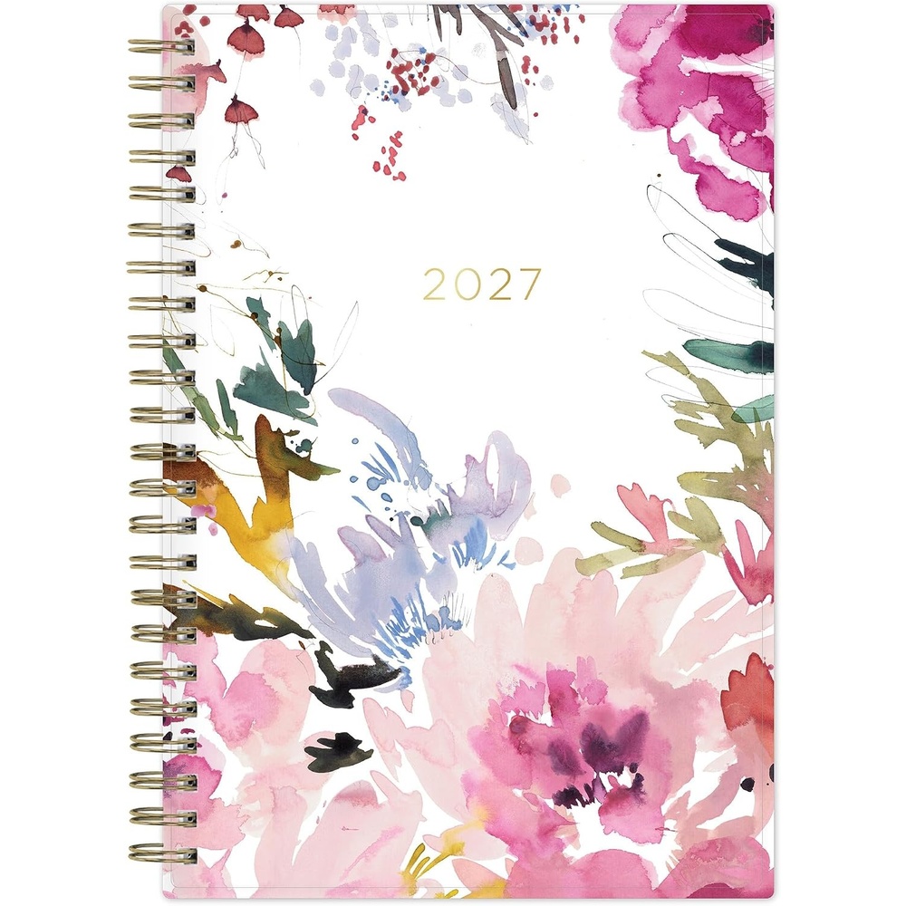 image:imageBlue Sky 2027 Weekly amp Monthly Planner Calendar 5x8 Magenta BloomsMagenta Blooms 2027