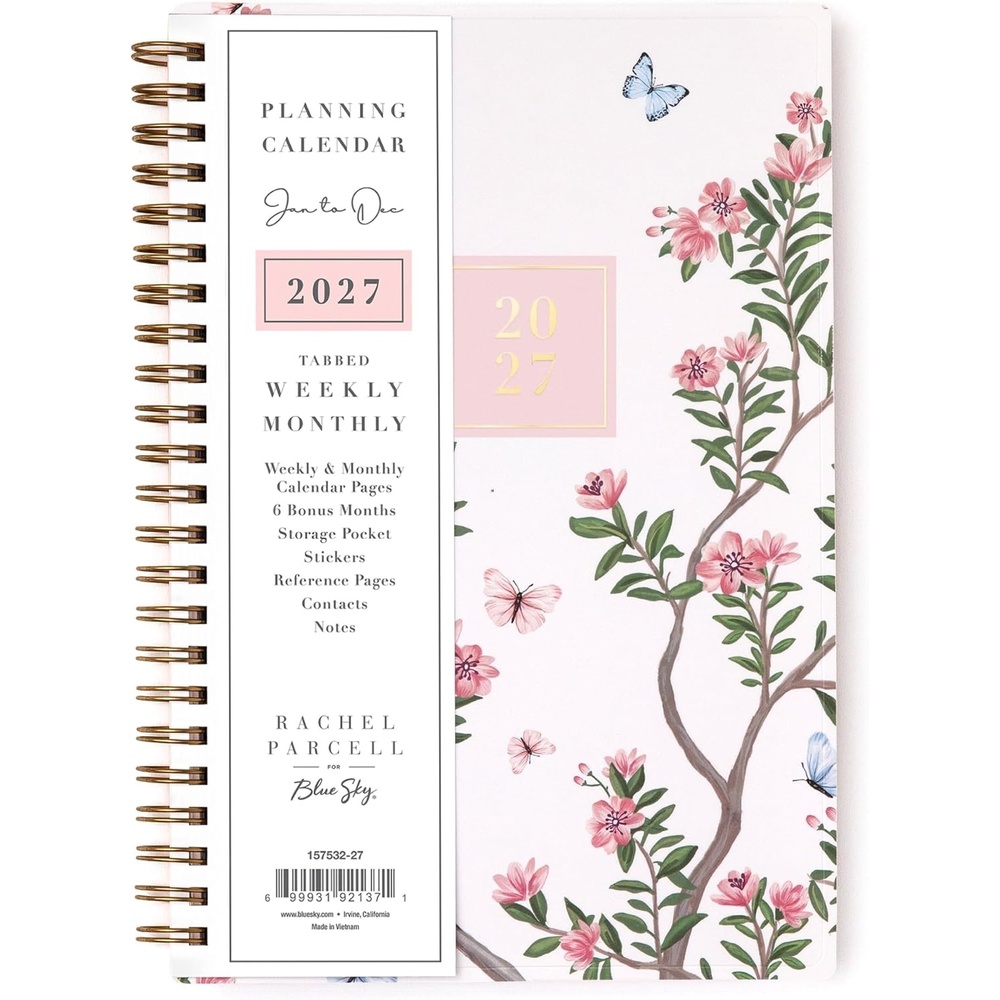 image:imageBlue Sky Rachel Parcell 2027 Weekly amp Monthly Planner 5x8 CherieCherie 2027