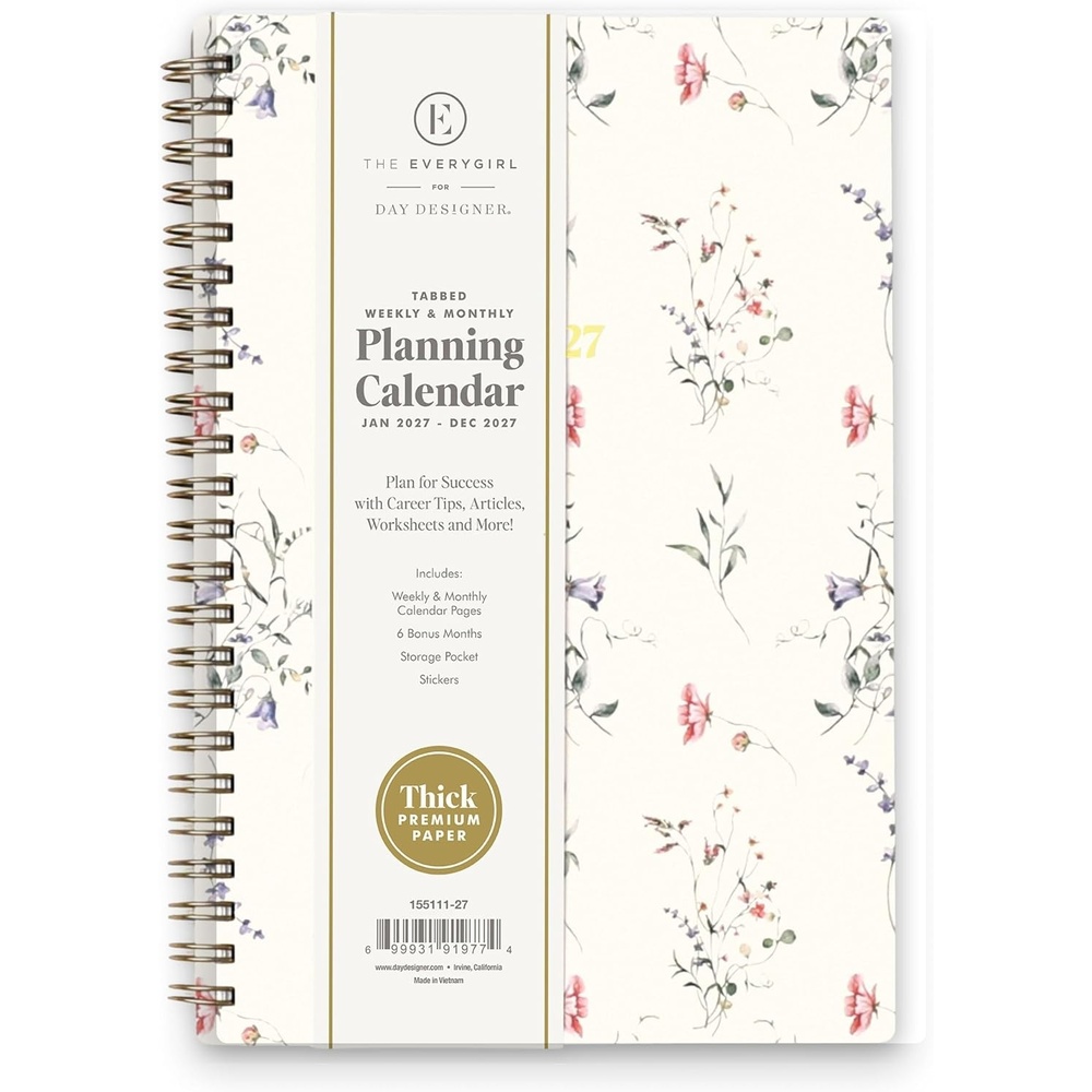 image:imageBlue Sky The Everygirl 2027 Weekly amp Monthly Planner 5x8 MarisaMarisa 2027