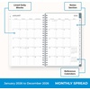 Blue Sky 2027 Weekly & Monthly Planner Calendar, 5″x8″, Amitza(Amitza- 2026)