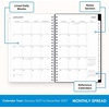 Blue Sky 2027 Weekly & Monthly Planner Calendar, 5″x8″, Analeis(Analeis- 2027)