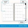 Blue Sky 2027 Weekly & Monthly Planner Calendar, 5″x8″, Baccara Dark(Baccara Dark- 2027)