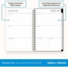 Blue Sky 2027 Weekly & Monthly Planner Calendar, 5″x8″, Baccara Dark(Baccara Dark- 2027)