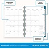 Blue Sky 2027 Weekly & Monthly Planner Calendar, 5″x8″, Bakah Blue(Bakah Blue- 2027)