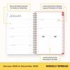 Blue Sky 2027 Weekly & Monthly Planner Calendar, 5″x8″, Bright Dahlias(Bright Dahlias- 2026)