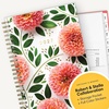 Blue Sky 2027 Weekly & Monthly Planner Calendar, 5″x8″, Bright Dahlias(Bright Dahlias- 2027)