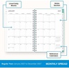 Blue Sky 2027 Weekly & Monthly Planner Calendar, 5″x8″, Chloe(Chloe- 2027)