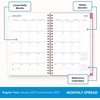 Blue Sky 2027 Weekly & Monthly Planner Calendar, 5″x8″, Fly By(Fly By- 2027)