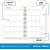 Blue Sky 2027 Weekly & Monthly Planner Calendar, 5″x8″, Laurel(Laurel- 2027)