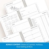 Blue Sky 2027 Weekly & Monthly Planner Calendar, 5″x8″, Laurel(Laurel- 2027)