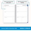 Blue Sky 2027 Weekly & Monthly Planner Calendar, 5″x8″, Lindley(Lindley- 2026)