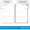 Blue Sky 2027 Weekly & Monthly Planner Calendar, 5″x8″, Lindley(Lindley- 2027)