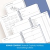 Blue Sky 2027 Weekly & Monthly Planner Calendar, 5″x8″, Lindley(Lindley- 2027)