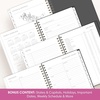 Blue Sky 2027 Weekly & Monthly Planner Calendar, 5″x8″, Midnight Garden(Midnight Garden- 2027)