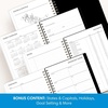 Blue Sky 2027 Weekly & Monthly Planner Calendar, 5″x8″, Noire