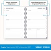 Blue Sky 2027 Weekly & Monthly Planner Calendar, 5″x8″, Rue Du Flore(Rue Du Flore- 2027)