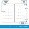 Blue Sky 2027 Weekly & Monthly Planner Calendar, 5″x8″, Rue Du Flore(Rue Du Flore- 2027)