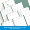 Blue Sky 2027 Weekly & Monthly Planner Calendar, 5″x8″, Solid Green