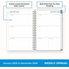 Blue Sky 2027 Weekly & Monthly Planner Calendar, 5″x8″, Sophie(Sophie- 2026)