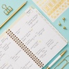 Blue Sky 2027 Weekly & Monthly Planner Calendar, 5″x8″, Tulip Garden Mint(Tulip Garden Mint- 2027)