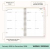 Blue Sky Day Designer 2027 Weekly & Monthly Planner 5″x8″, Coming Up Roses(Coming Up Roses- 2026)