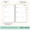 Blue Sky Day Designer 2027 Weekly & Monthly Planner Calendar, 5″x8″, Tile(Tile- 2027)
