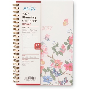 Blue Sky 2027 Weekly & Monthly Planner Calendar, 5″x8″, Fly By(Fly By- 2027)