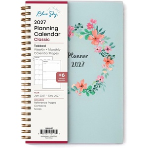 Blue Sky 2027 Weekly & Monthly Planner Calendar, 5″x8″, Laurel(Laurel- 2027)