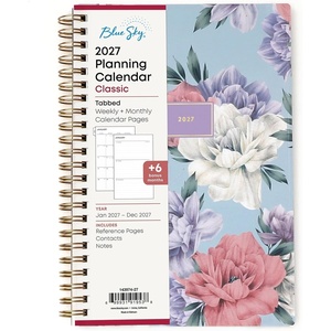 Blue Sky 2027 Weekly & Monthly Planner Calendar, 5″x8″, Tula(Tula- 2027)