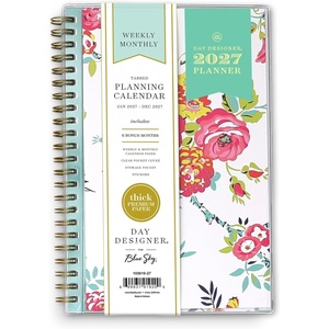 Blue Sky Day Designer 2027 Weekly & Monthly Planner, 5″x8″, Peyton White(Peyton White- 2027)