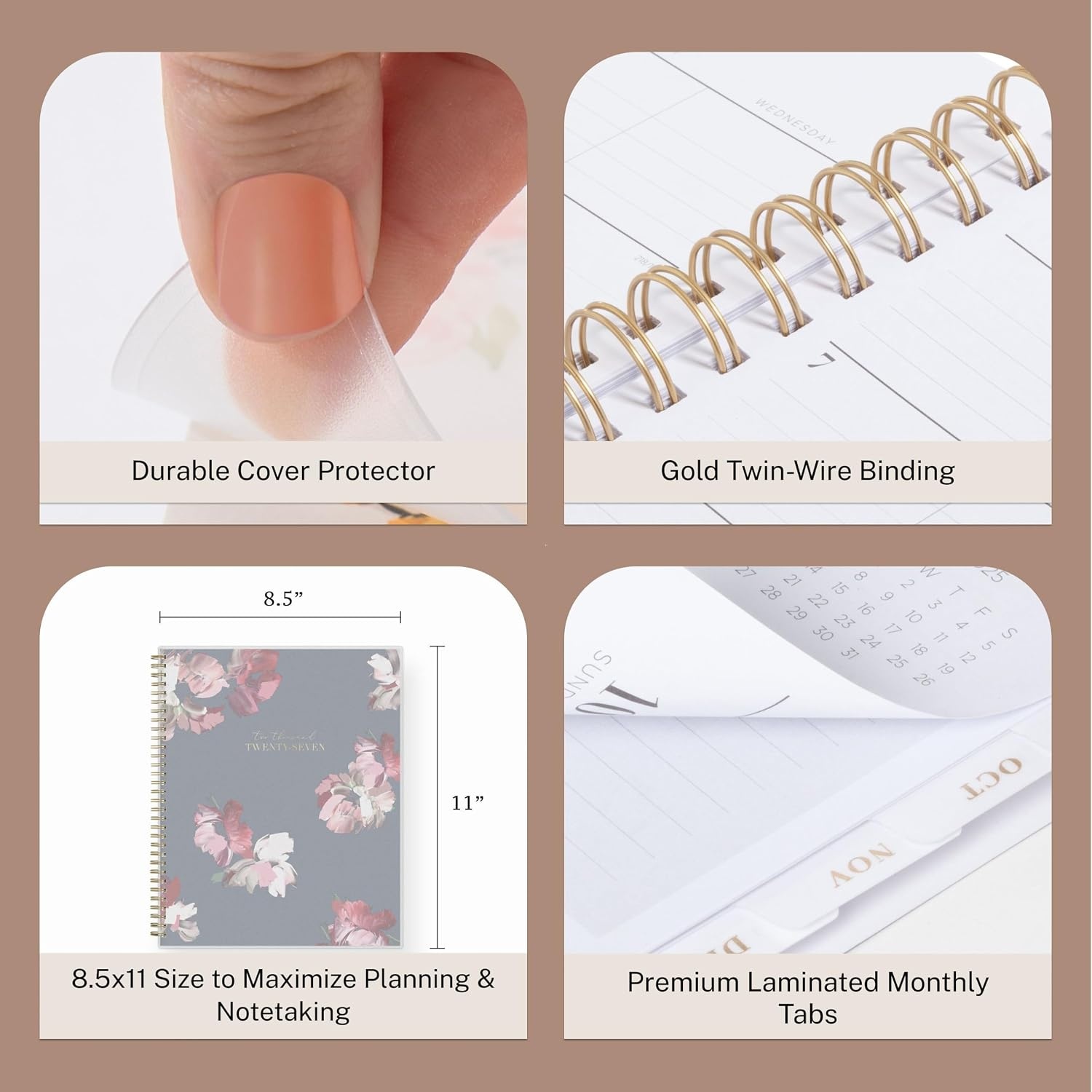 image:imageBlue Sky Life Note It 2027 Weekly amp Monthly Planne Calendar 85x11 LeahLeah 2027