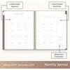 Blue Sky Life Note It 2027 Weekly & Monthly Planner, 8.5″x11″, Solid Latte(Solid Latte- 2027)