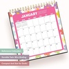 Blue Sky 2027 Monthly Desk Calendar with Easel Stand, 6.06″ x 6.38″, Capri