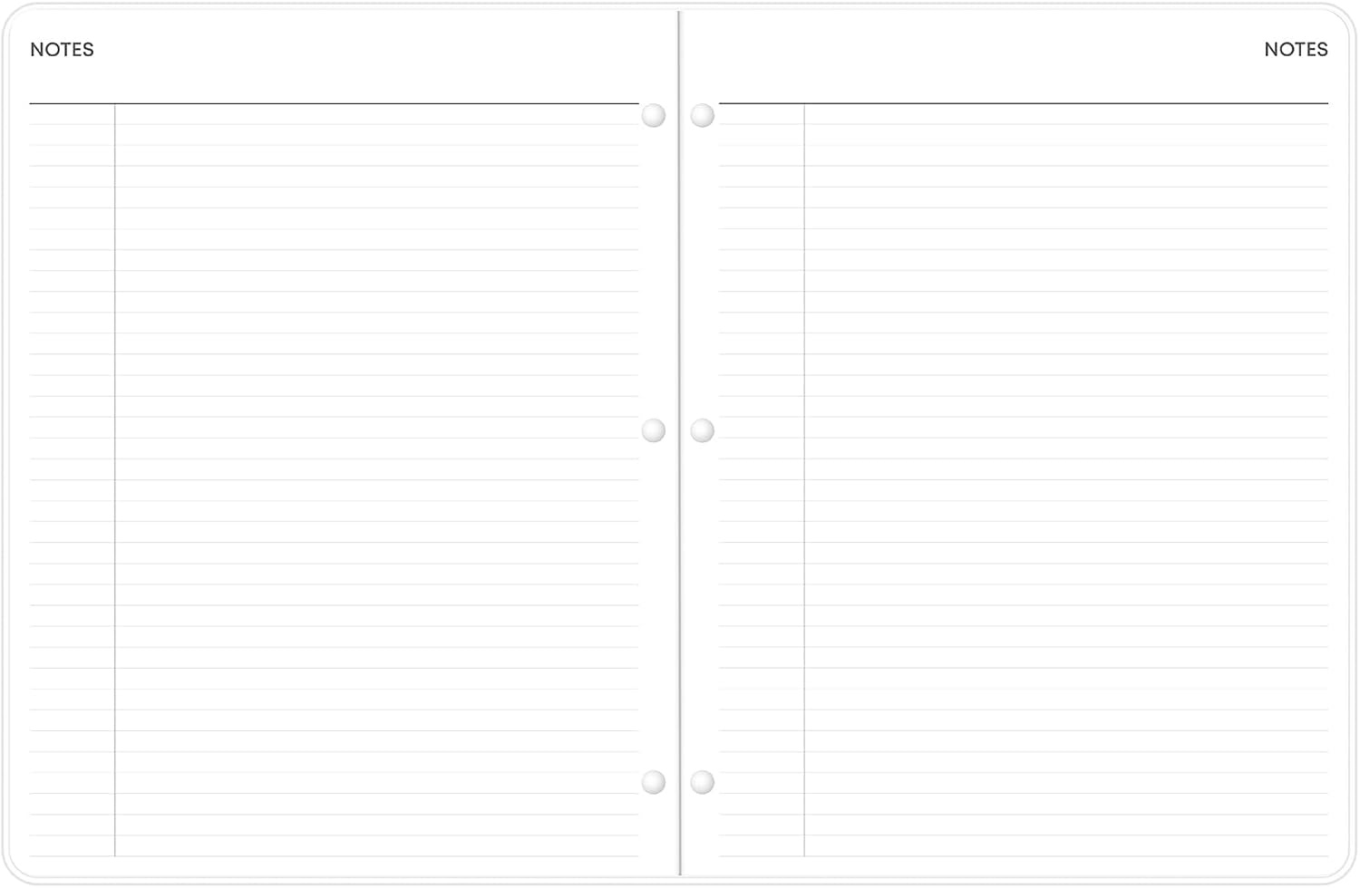 image:imageBlue Sky 2027 Monthly Planner Calendar 85x11 Solid BlackSolid Black 2027
